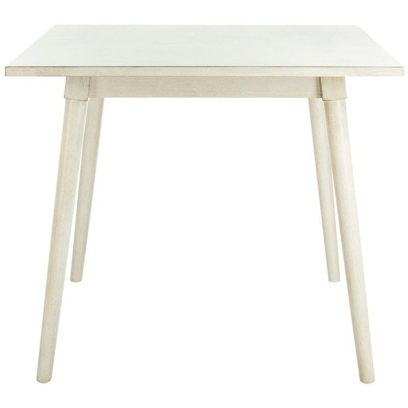 Simone Transitional Square Off-White Wood Dining Table