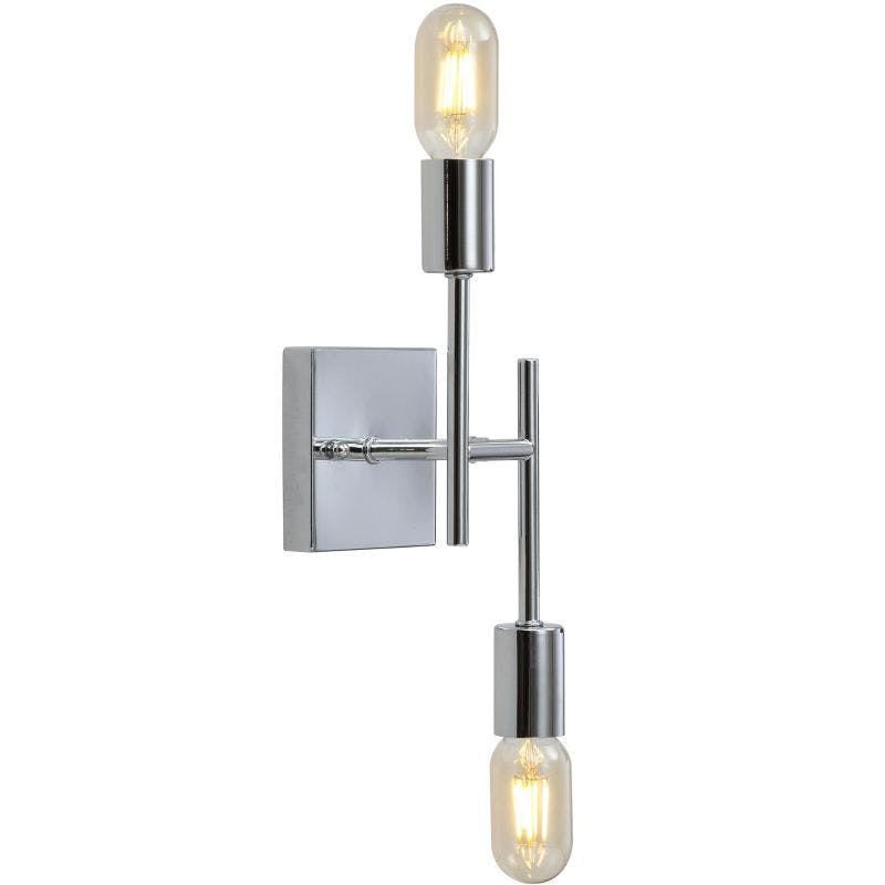Turing 18.75" Polished Chrome LED Wall Sconce for Modern Homes