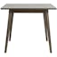 Simone 36" Transitional Square Dining Table in Dark Walnut