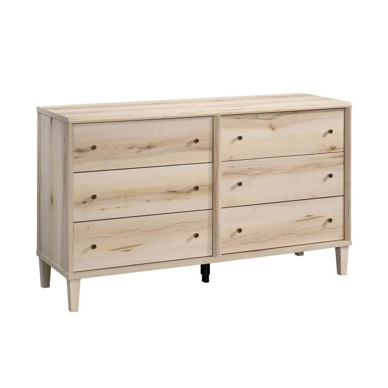 Pacific Maple 6-Drawer Double Horizontal Dresser
