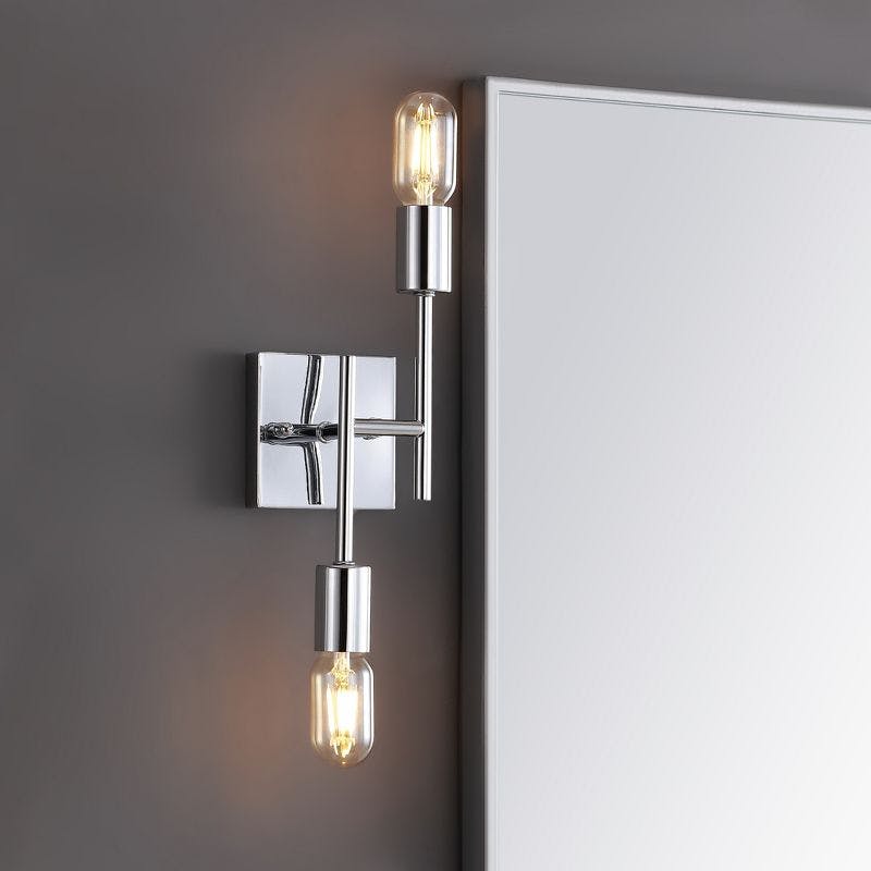 Turing 18.75" Polished Chrome LED Wall Sconce for Modern Homes