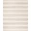Handmade Gray Stripe Tufted Wool Rectangular Rug 8' x 10'