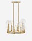 Alchemy 8-Light Lacquered Brass Cage Chandelier - 24"Dia
