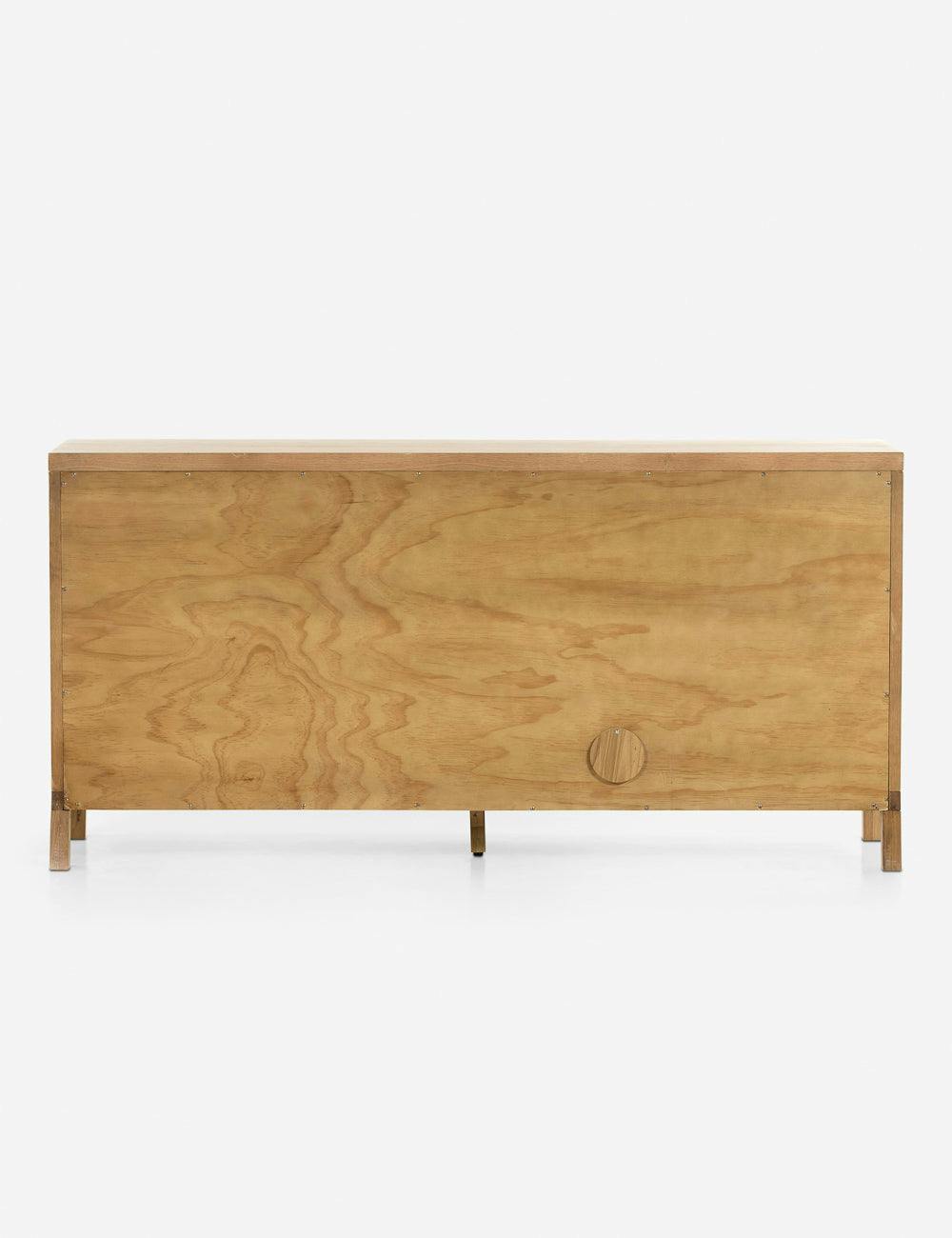 Allegra 69'' Honey Oak Veneer Sideboard with Natural Cane Paneling