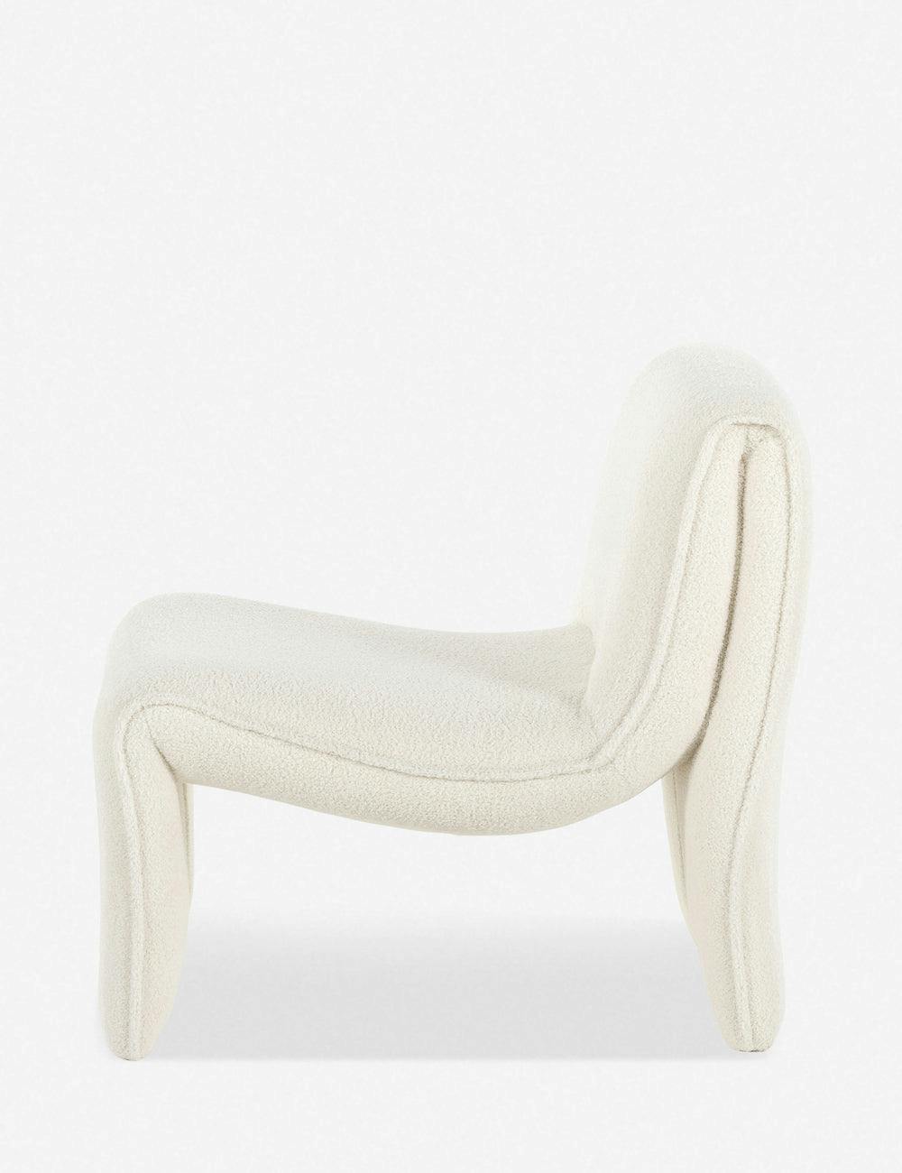 Cardiff Cream Contemporary 26.5'' Accent Chair with Performance Fabric