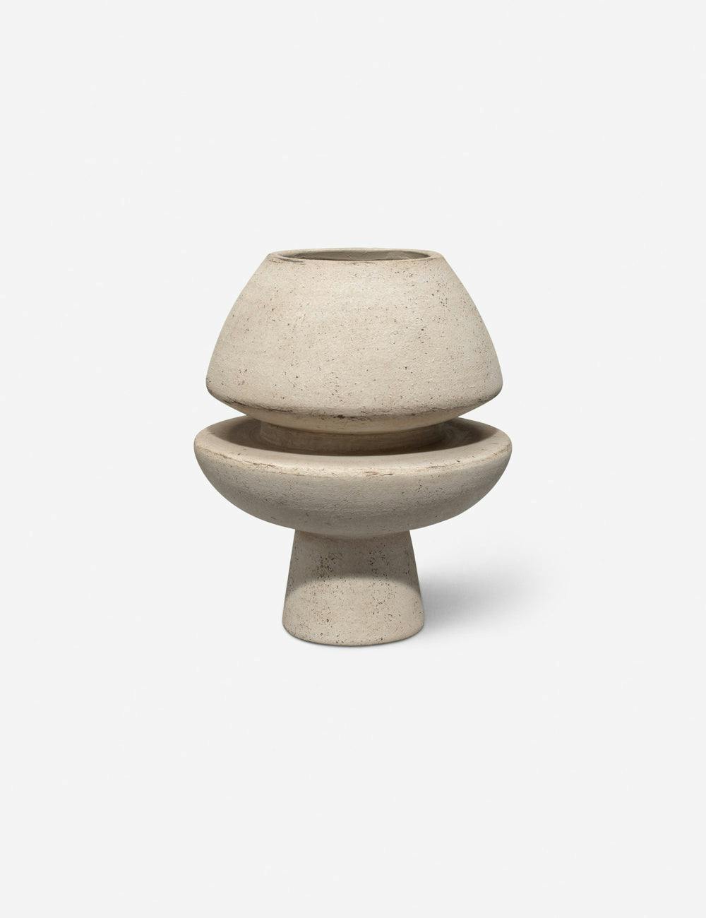 Champignon 8'' Abstract Geometric Ceramic Decorative Vase