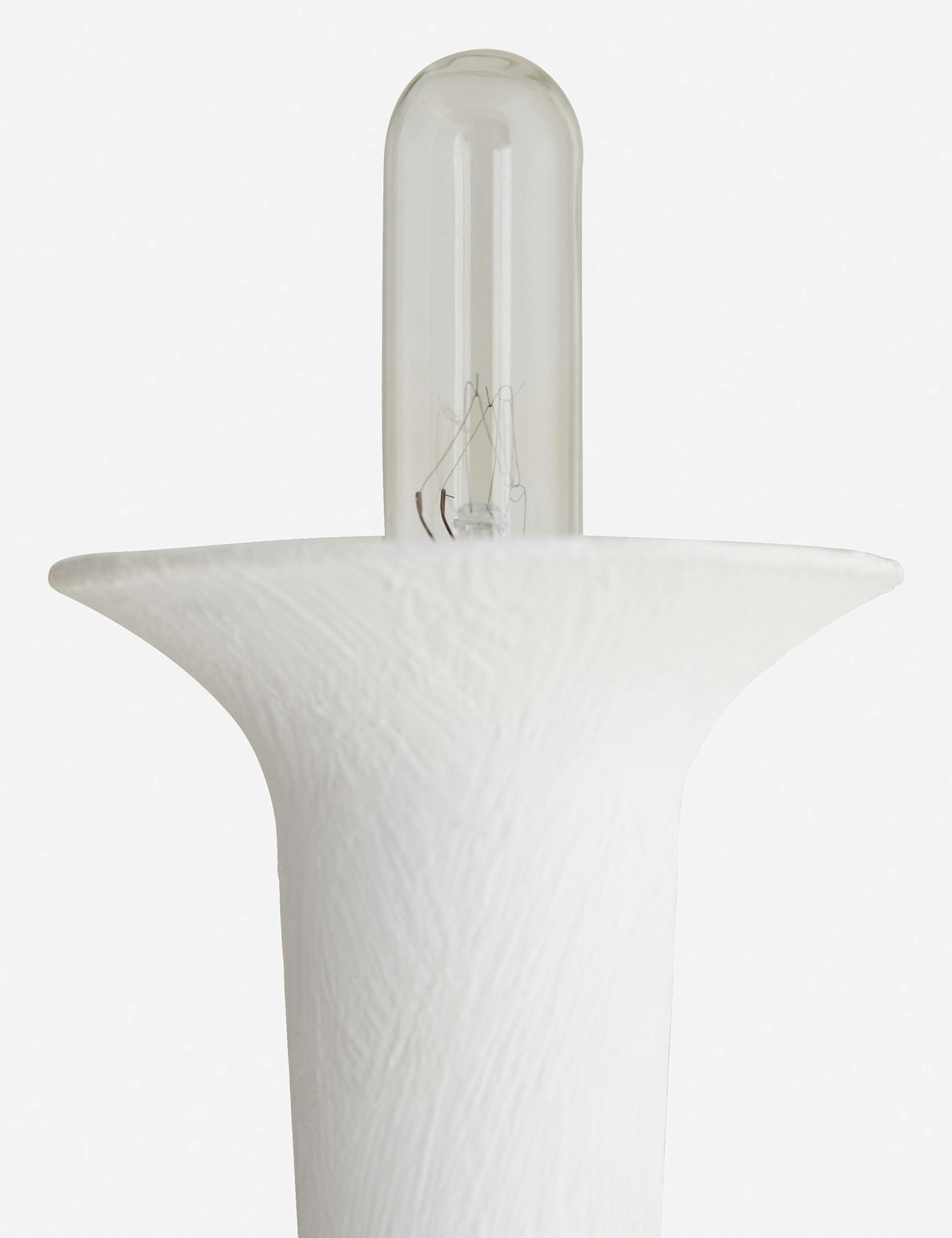 Modern Angular White Gesso 8-Light Tiered Chandelier