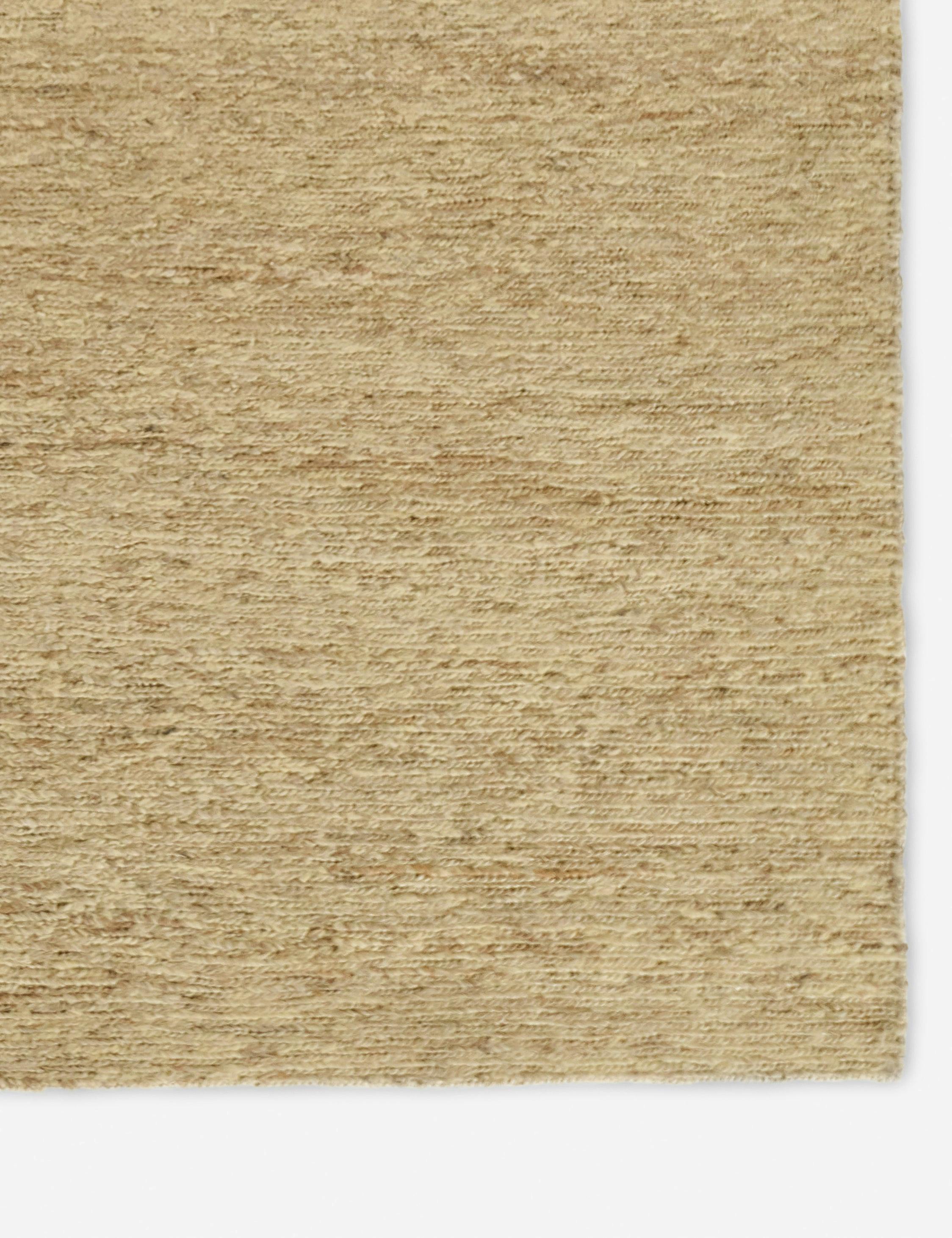 Torquay Natural Round Handwoven Wool & Jute 6'3" x 9' Rug