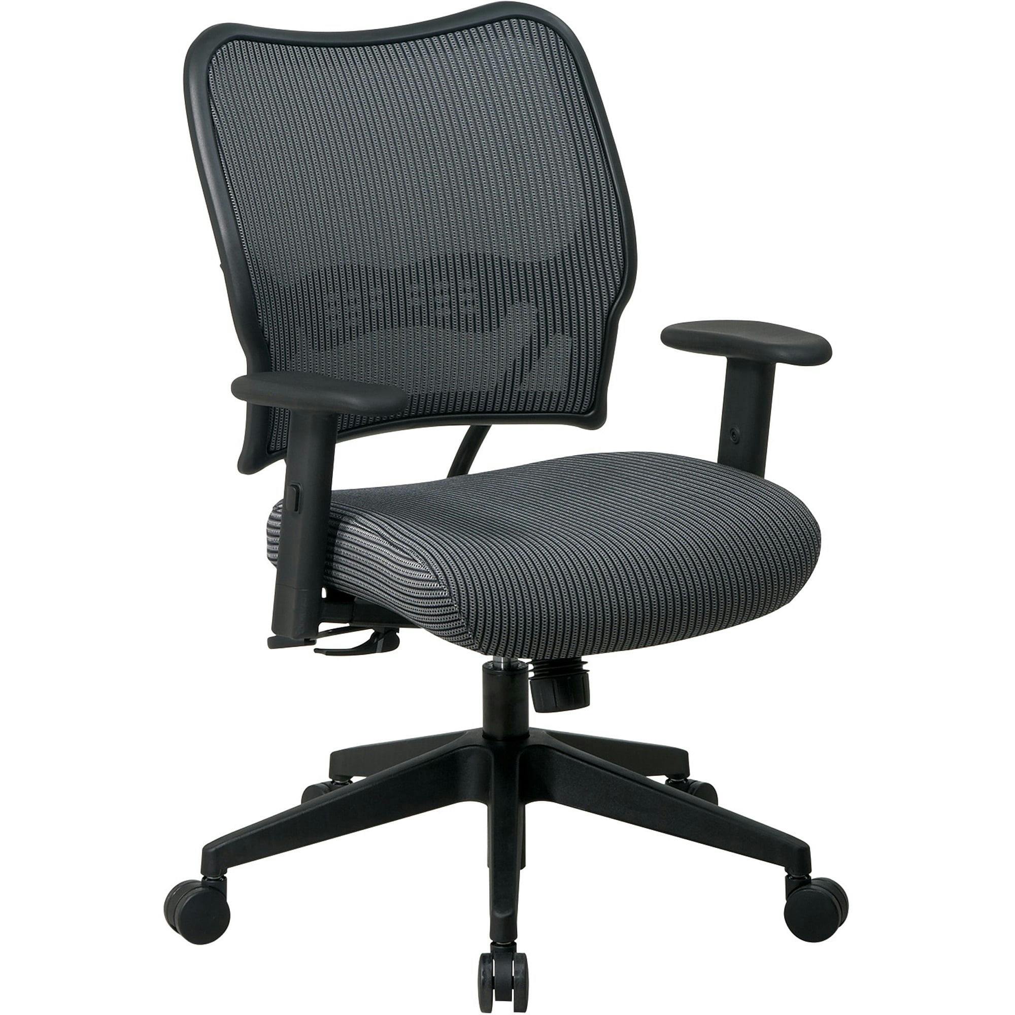 Charcoal VeraFlex Mesh Swivel Task Chair with Adjustable Arms