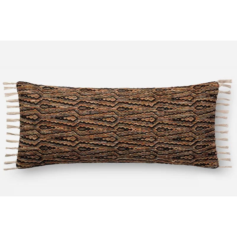 Modern Geometric Cotton Blend Rectangular Pillow Cover Set