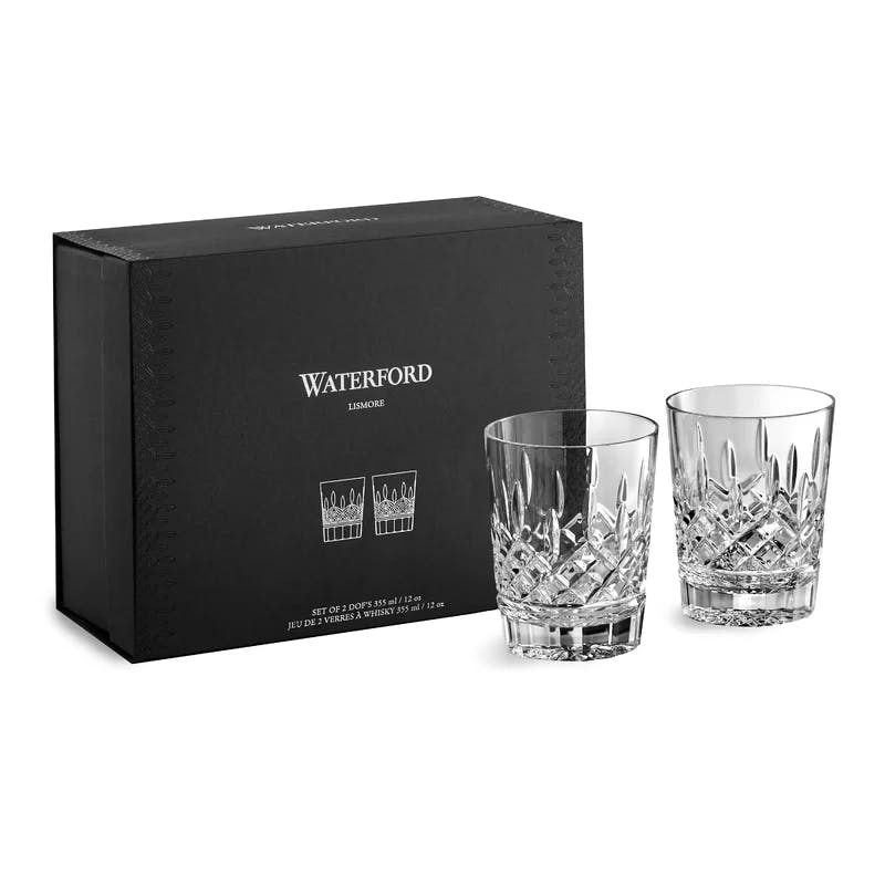 Lismore Heritage 10.5 oz Crystal Whiskey Glass Set