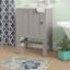 Tresham Elegance 24" Freestanding Bathroom Vanity Base in Mohair Gray