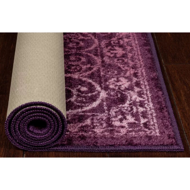 Lavender Bliss Easy-Care Tufted Rectangular Accent Rug