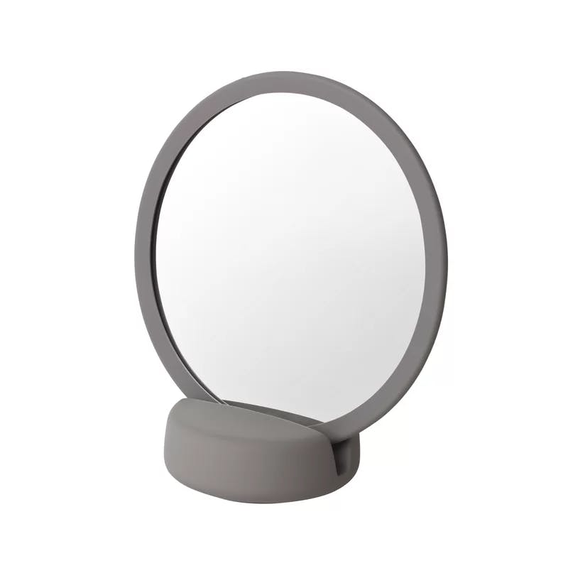 Elegant Sono 6.7'' Round Satellite Vanity Mirror with Resin Frame