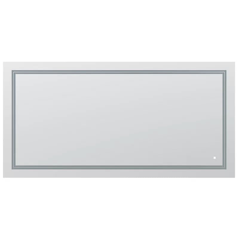 Soho Sleek 60"x30" LED Bathroom Mirror with Ambient Backlit & Defogger