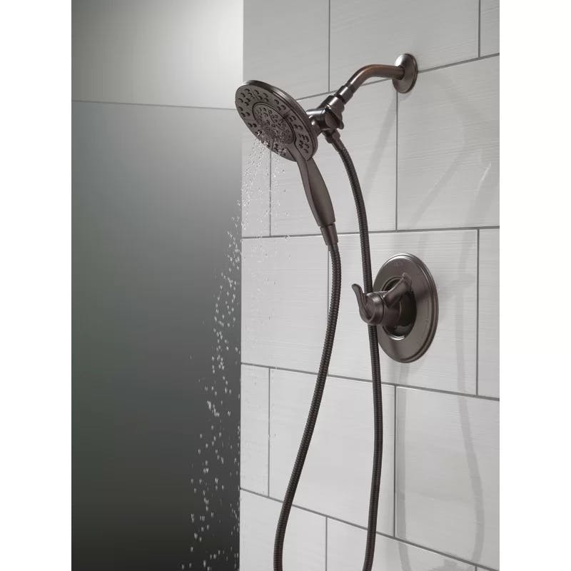 Modern Venetian Bronze Handheld Multi-Function Shower Set with Dual Handles