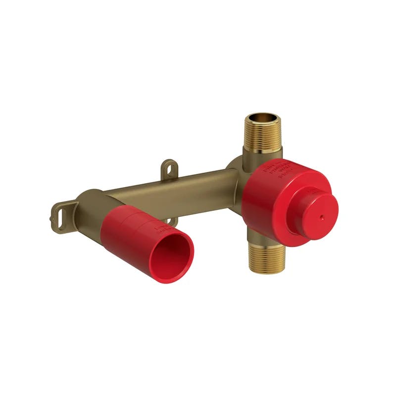 Rust-Resistant Wall Mounted Bathroom Faucet Valve with Scald Guard