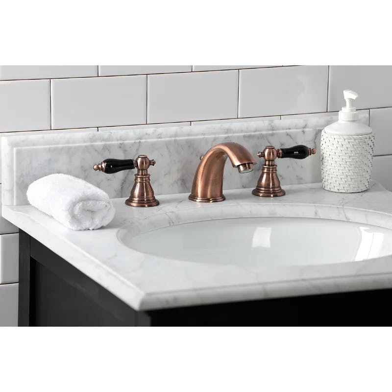 Duchess Chrome 3-Hole Widespread Bathroom Faucet with Lever Handles