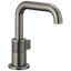 Litze Luxe Nickel 7.5" Modern Single Hole Brass Lavatory Faucet