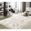 Amadeus Ivory and Silver 6' x 9' Handmade Synthetic Area Rug
