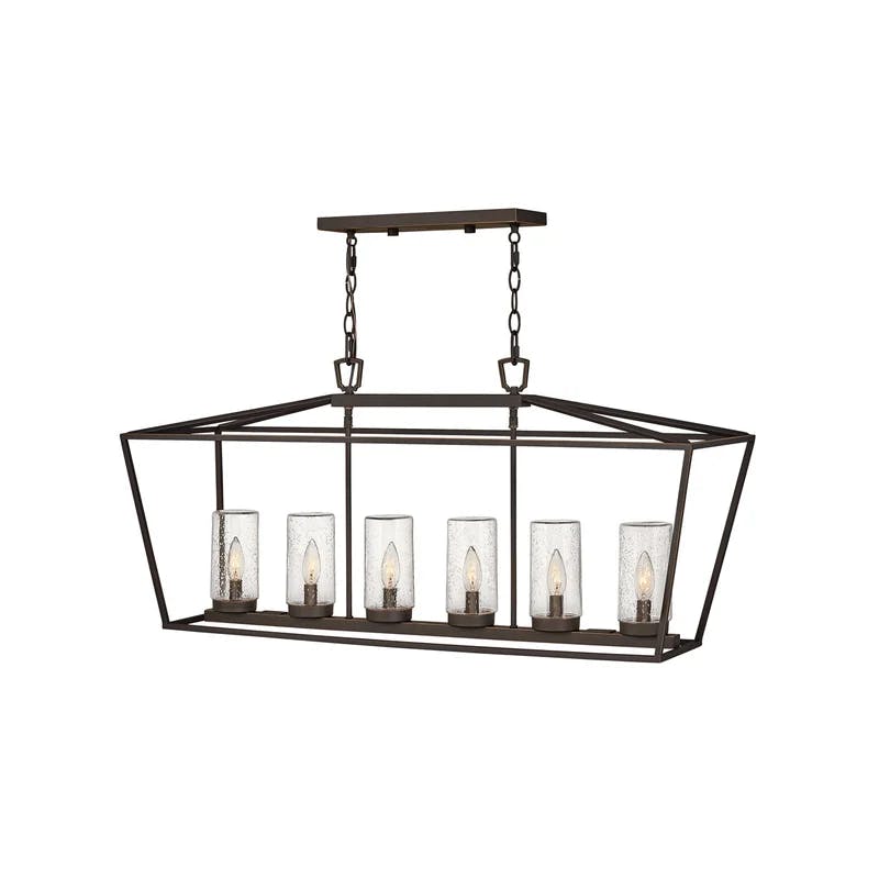 Alford Place Oil-Rubbed Bronze 6-Light Outdoor LED Chandelier