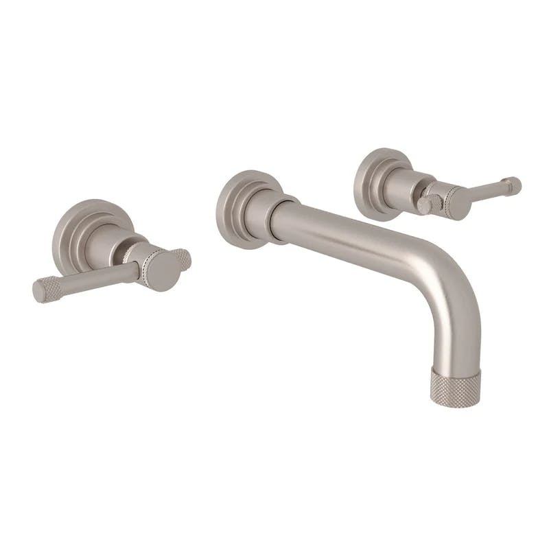 Classic Polished Nickel 3-Hole Wall Mounted Faucet