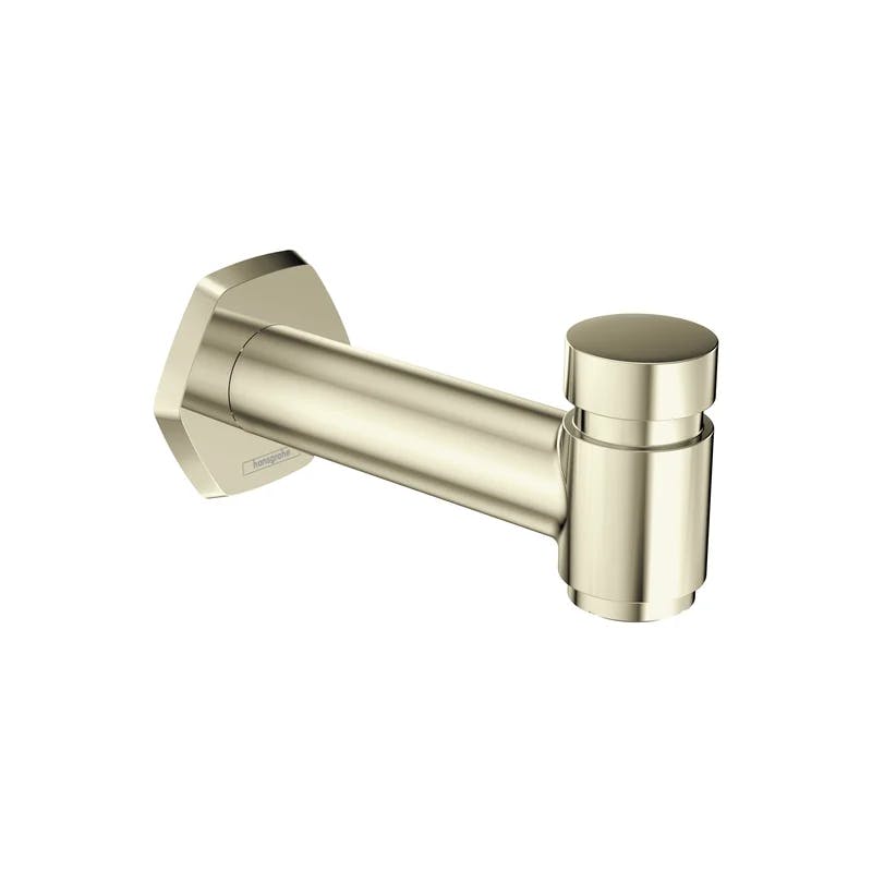Locarno Polished Nickel Wall Mounted Tub Spout with Diverter