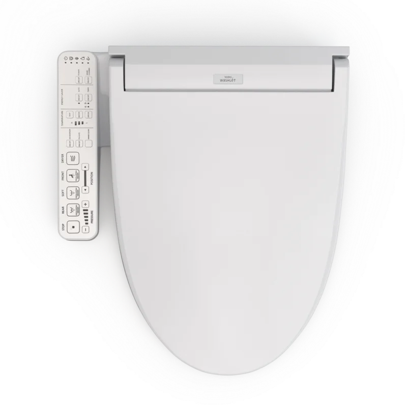 Sedona Beige Modern Electric Bidet Toilet Seat with Eco-Friendly Features
