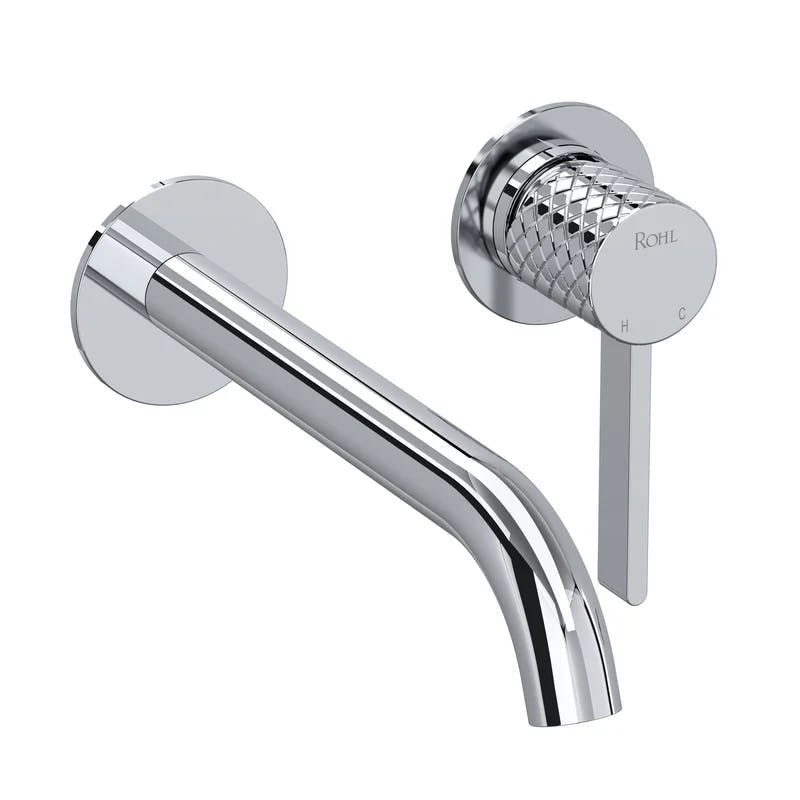 Tenerife Polished Chrome 1-Handle Widespread Wall-Mounted Faucet