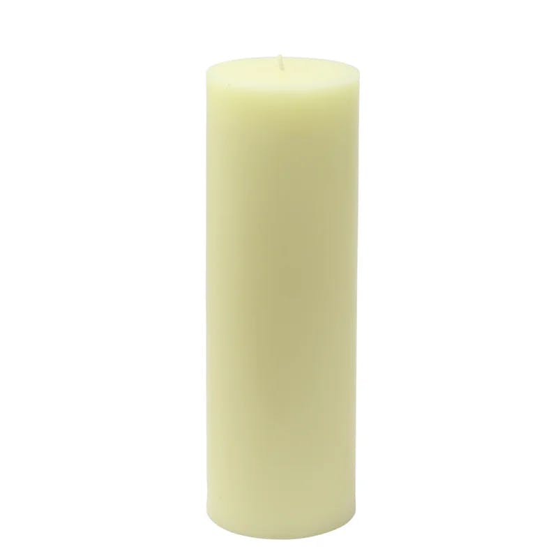 Classic Ivory Unscented Pillar Candles, Set of 12, 3" x 6"