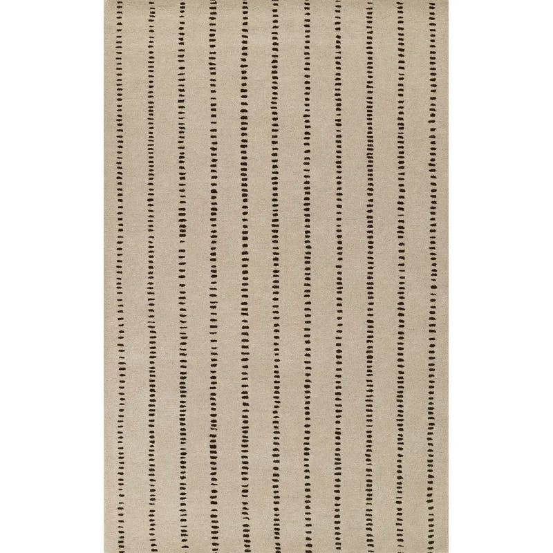 Elysian Ivory Hand-Tufted Wool Rug - 3'6" x 5'6"