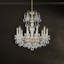 Sonatina French Gold 10-Light Empire Chandelier with Clear Heritage Crystals
