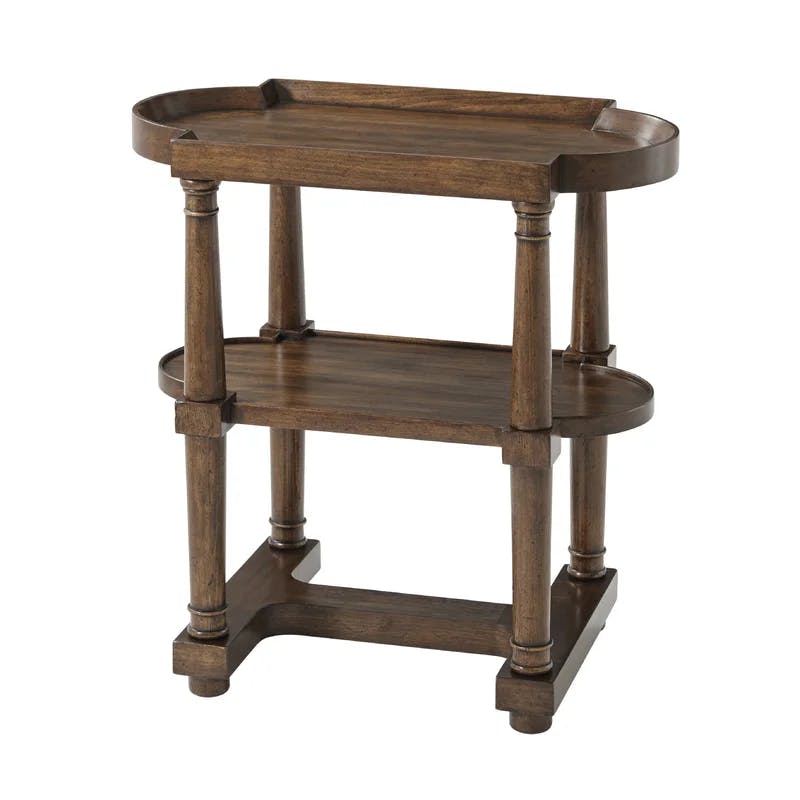 Avesta Finish Gustavian Solid Wood Square End Table