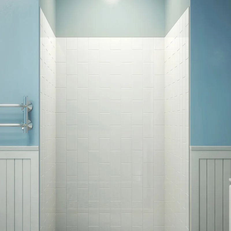 DreamLine QWALL-VS 48" White Acrylic Shower Backwall Kit