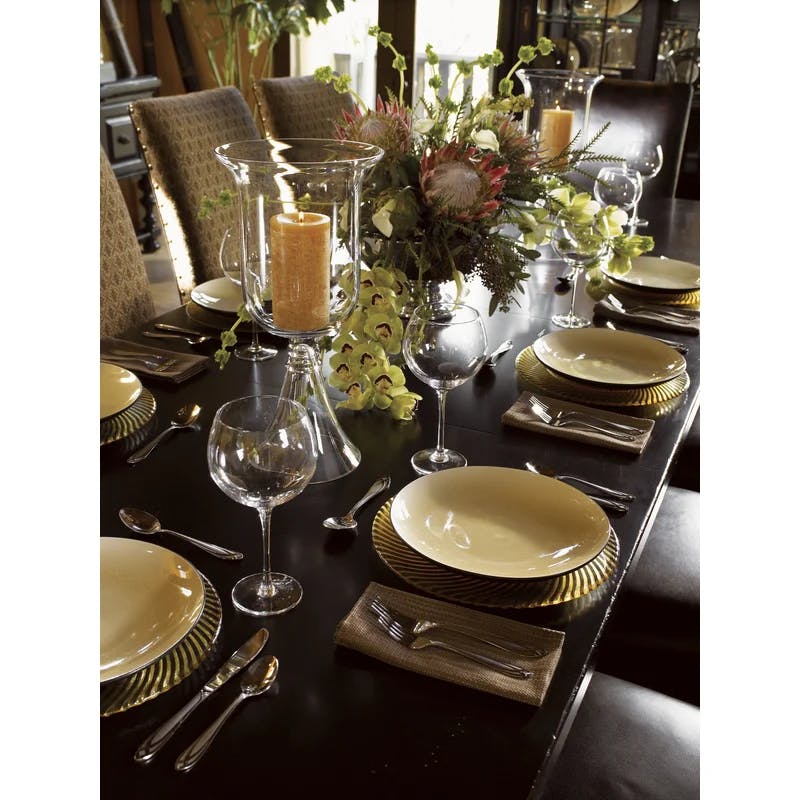 Kingstown Explorer Black Wood Extendable Rectangular Dining Table