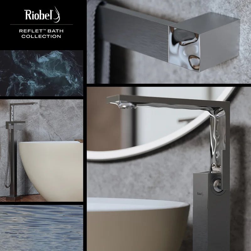 Elegant Wall Mounted Tub Spout in Brushed Nickel Finish
