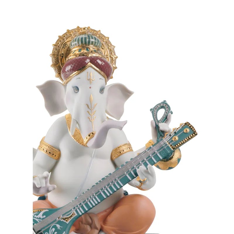 Limited Edition Crystal Ganesha Elephant Figurine, 15cm