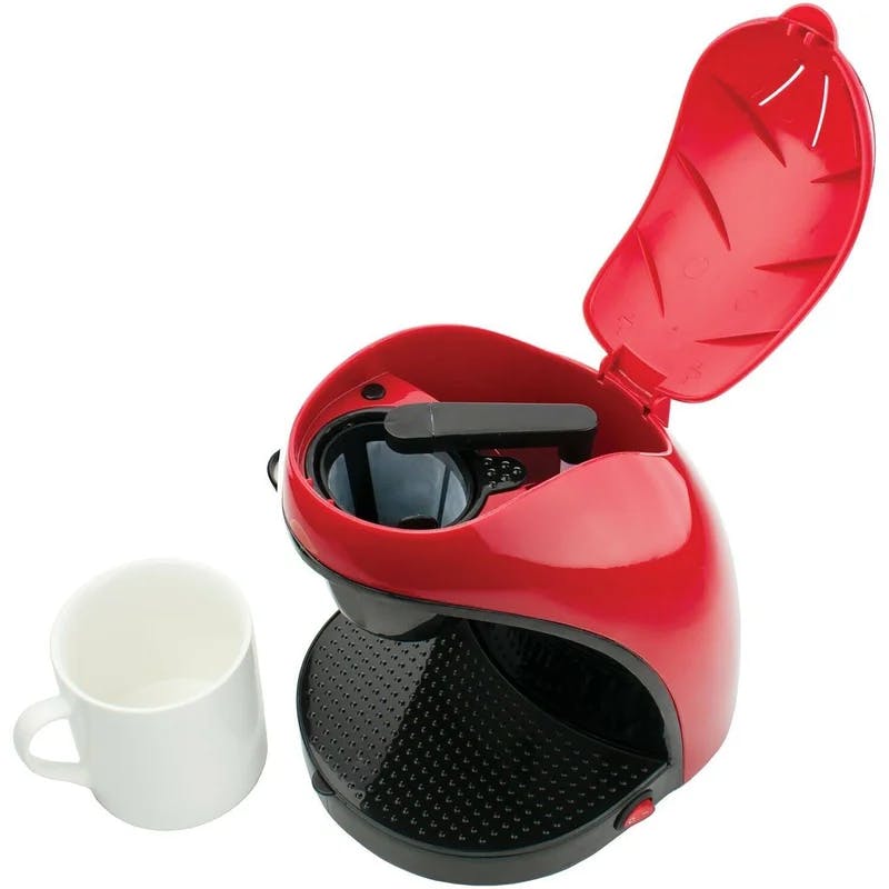 Brentwood 120W Red Espresso Coffee Machine with Ceramic Mug
