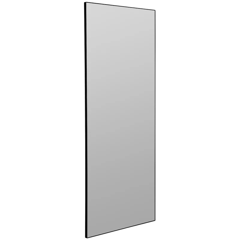 Elegant Full-Length Rectangular Mirror in Silver and Gold