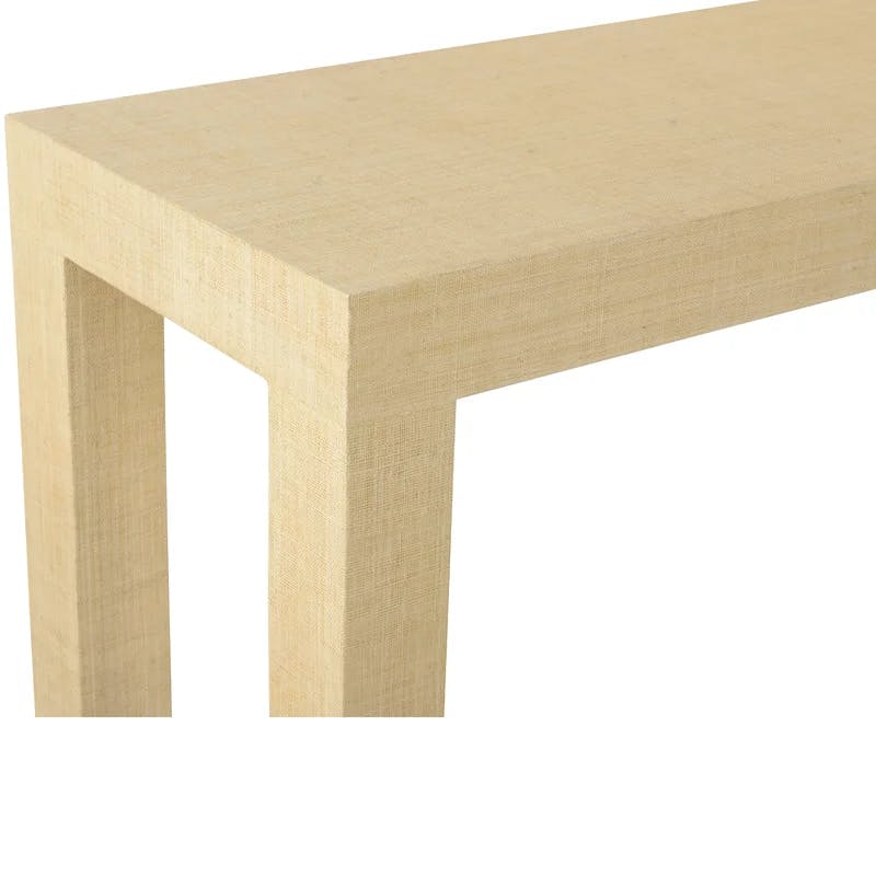 Chelsea House Sanibel 64'' Natural Wood Sleek Console Table