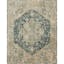 Ezine Luxe Blue Synthetic 5' x 7' Easy-Care Area Rug