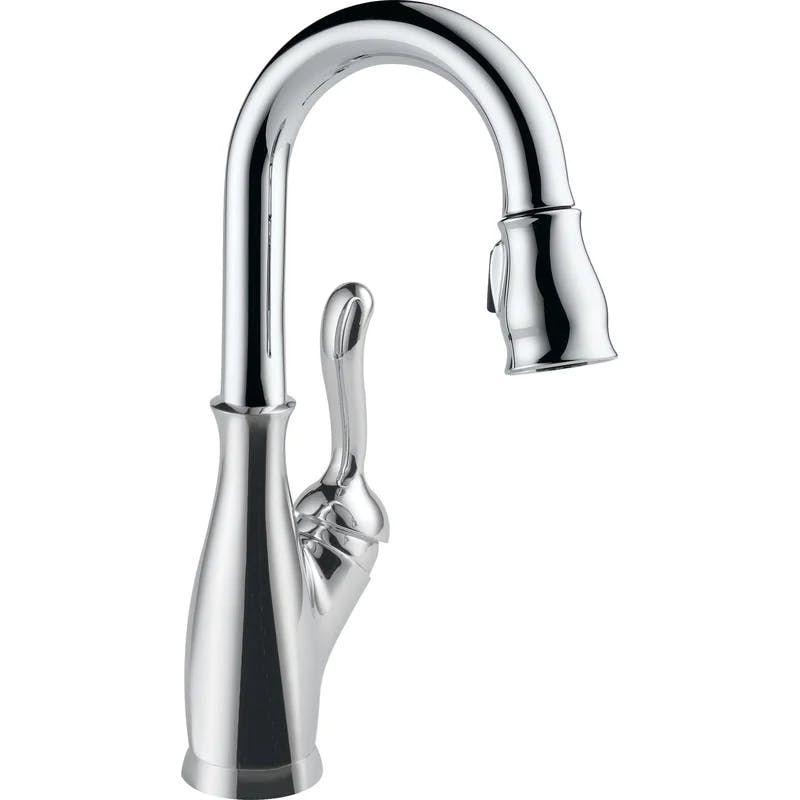 Classic Chrome Pull-Down Bar Faucet with Magnetic Docking