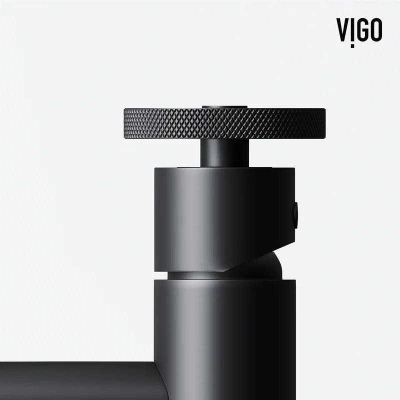 Cass Chrome Single-Handle 8.25" Bathroom Faucet with Knurling Detail