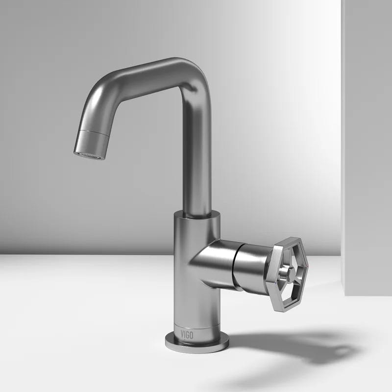 Ruxton Brushed Nickel Single-Handle Low-Arc Bathroom Faucet