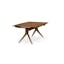 Catalina Mid-Century Modern Saddle Cherry Extendable Dining Table