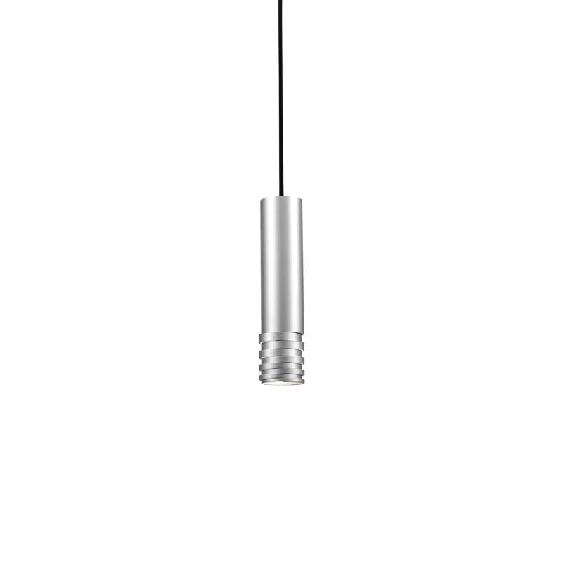 Milca Brushed Nickel 10.25" Single Light Pendant with Stacked Slices