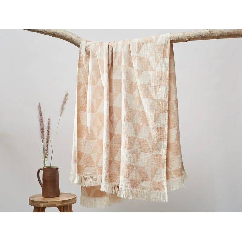 Pismo Cotton Woven Organic Throw Blanket