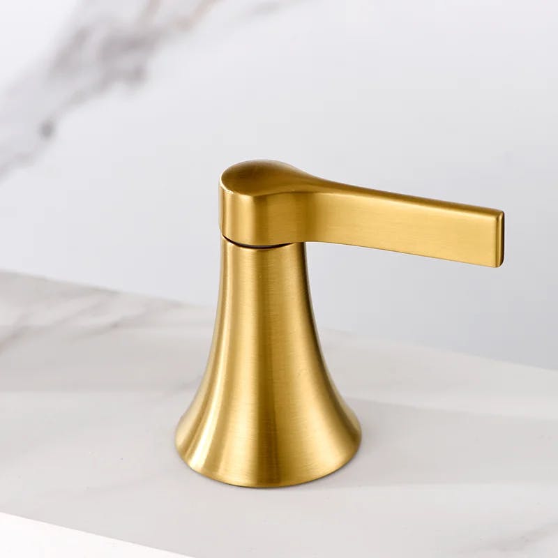 Elegant 8'' Bronze Double Handle Widespread Bathroom Faucet