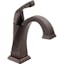 Sleek Modern Venetian Bronze Single Hole Brass Bathroom Faucet