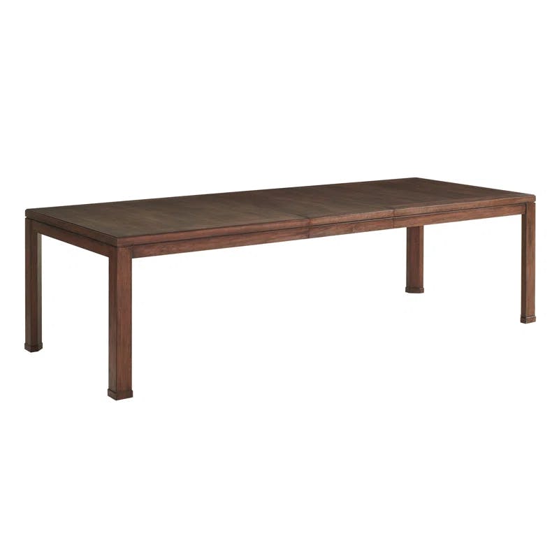 Elk Grove Mid-Century Modern Extendable Dining Table in Brown